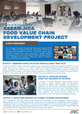AJFVC Project Update Newsletter 08
